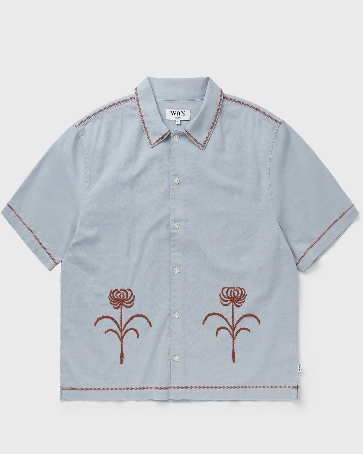 KEATS SS SHIRT DAHLIA EMBROIDERY