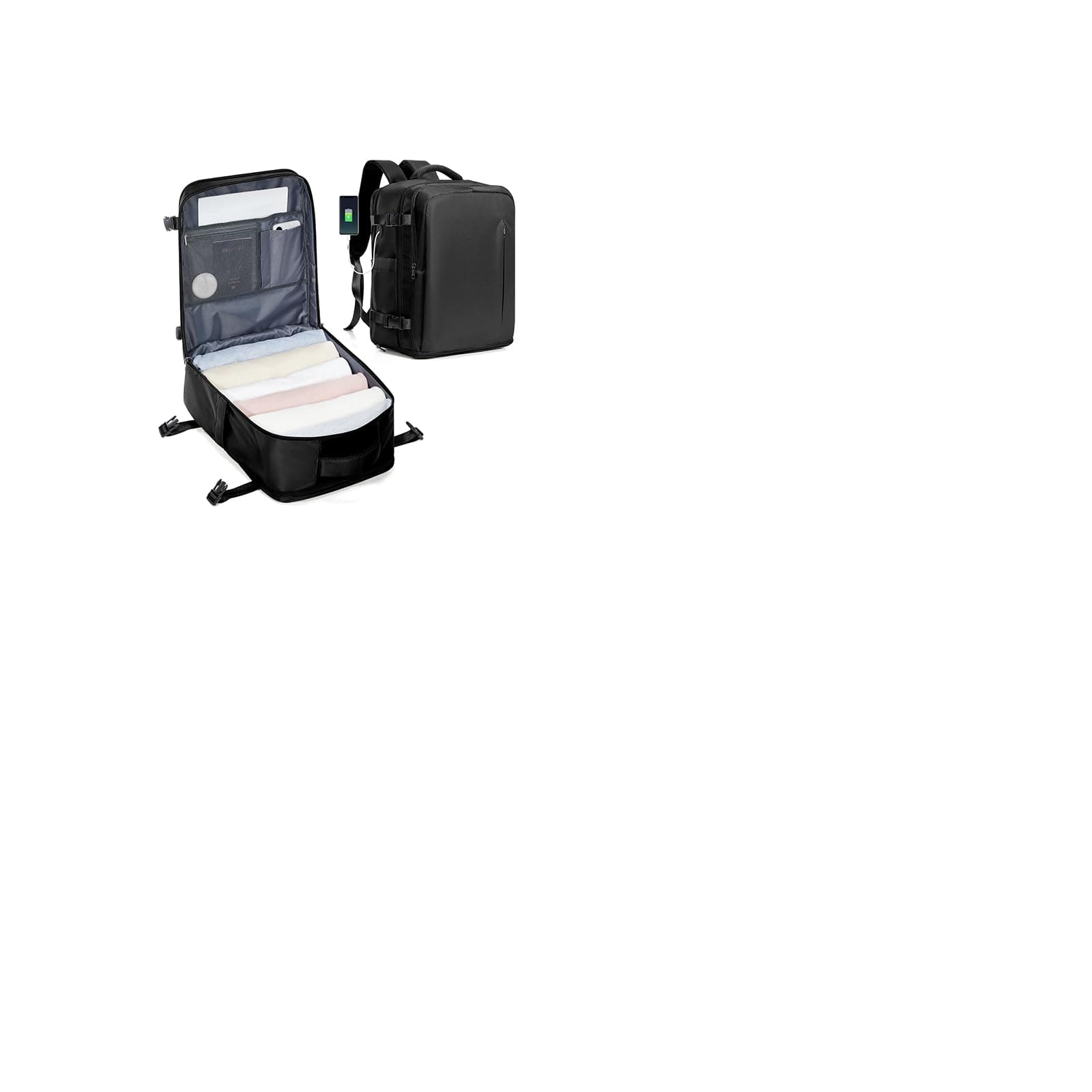 SZLX Mochila Viaje Cabina Avion 40x20x30 Mujer Ryanair Equipaje de Mano 40x30x20 Vueling Wizzair Mochila Viaje Bolsas de Viaje Easyjet para Portatil Hombre