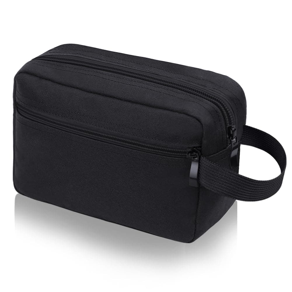 Aucuu Borsa da Toilette per Uomo Donna, Beauty Case Grande da Viaggio, Borsa da Bagno da Viaggio, Trousse Uomo, Borsa da Barba del Dopp Kit, Trousse Resistente all'Acqua per Toilette Accessori