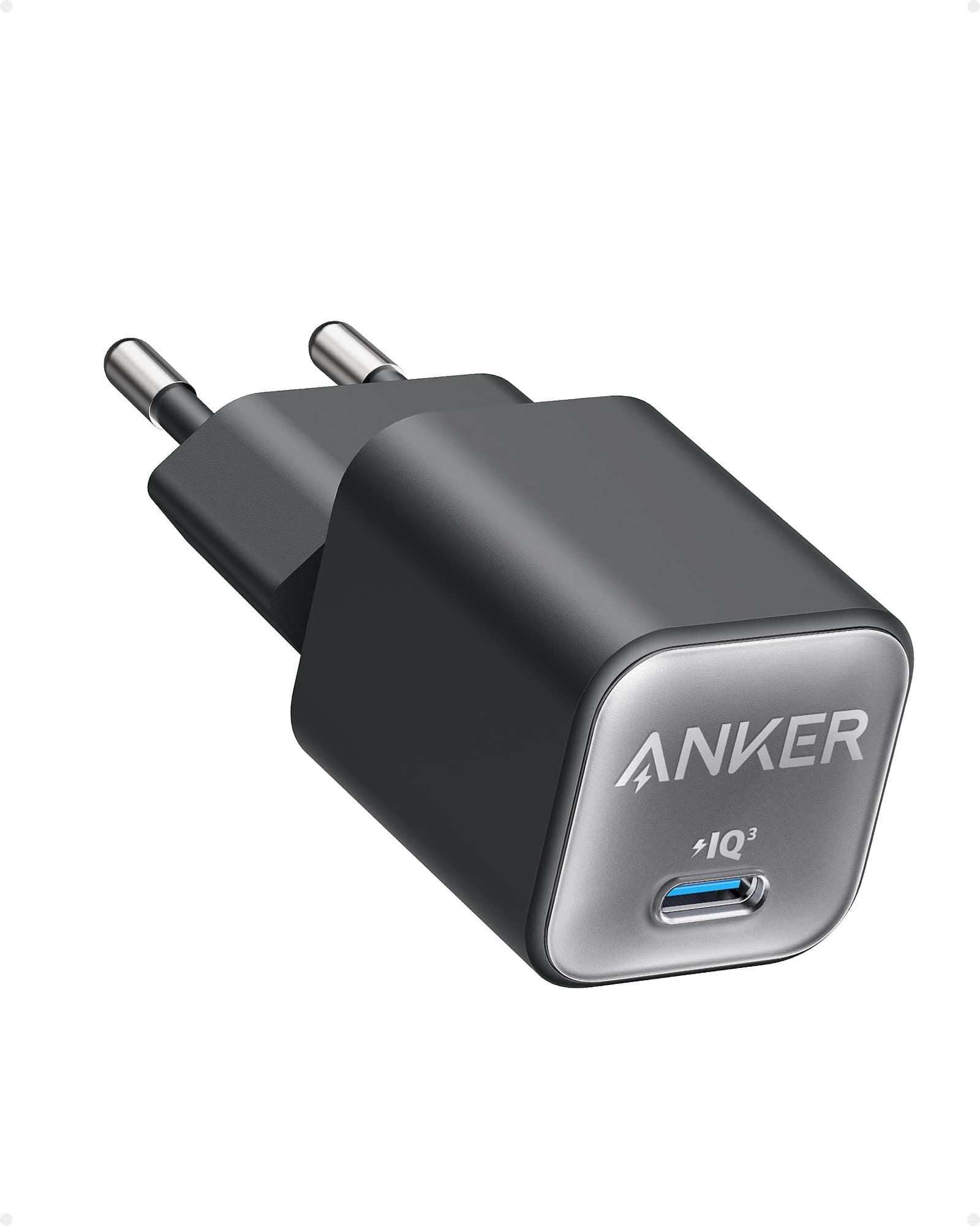 Anker 30W USB C Ladegerät, GaN 511 Nano 3, PIQ 3.0 PPS Schnellladegerät für iPhone 17/Pro/Pro Max/iPhone Air/16/15, Galaxy, Pixel 4/3, iPad (Ohne Ladekabel)