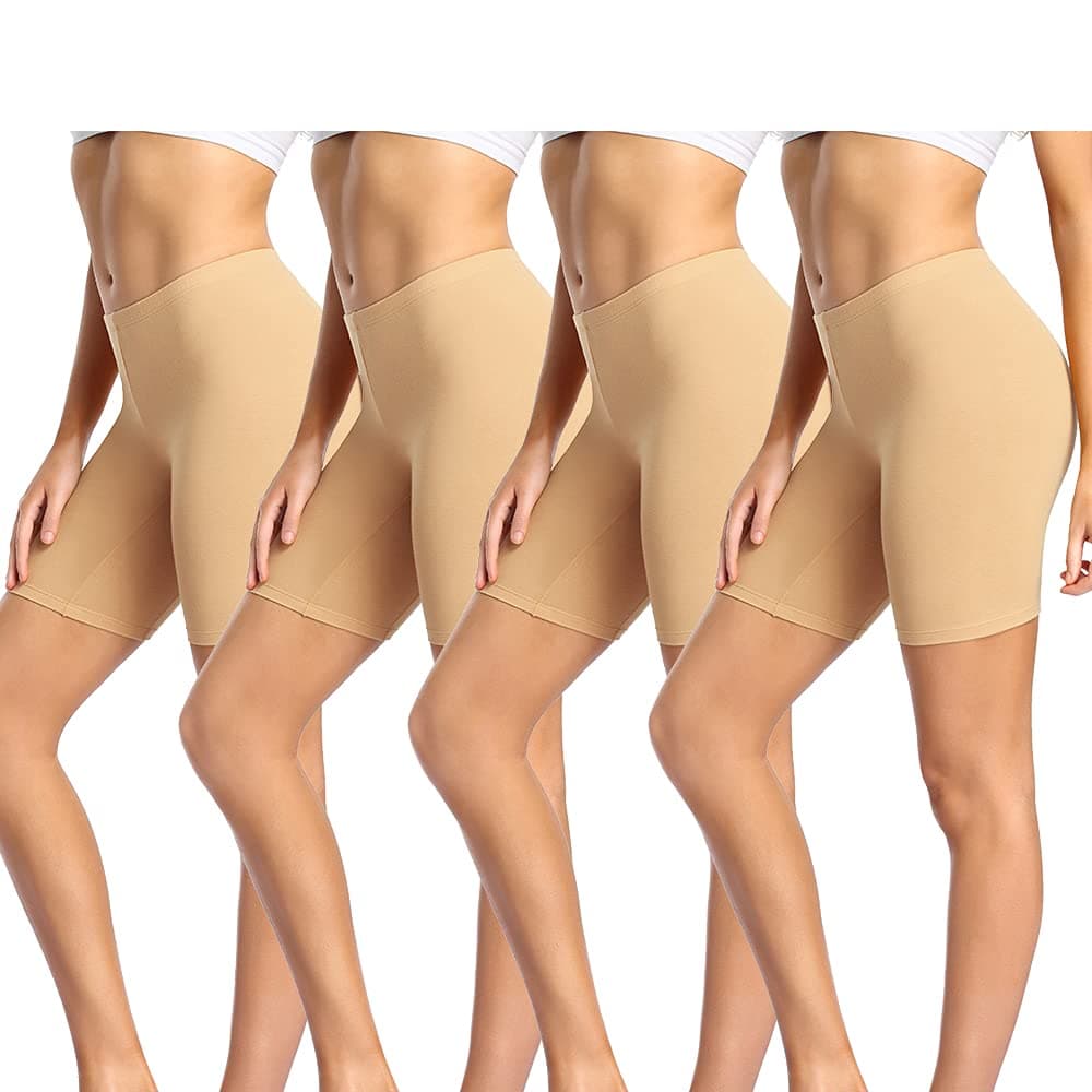 wirarpa Anti Frottement Cuisse Femme Short sous Robe Panty Coton Shorty Lot de 4