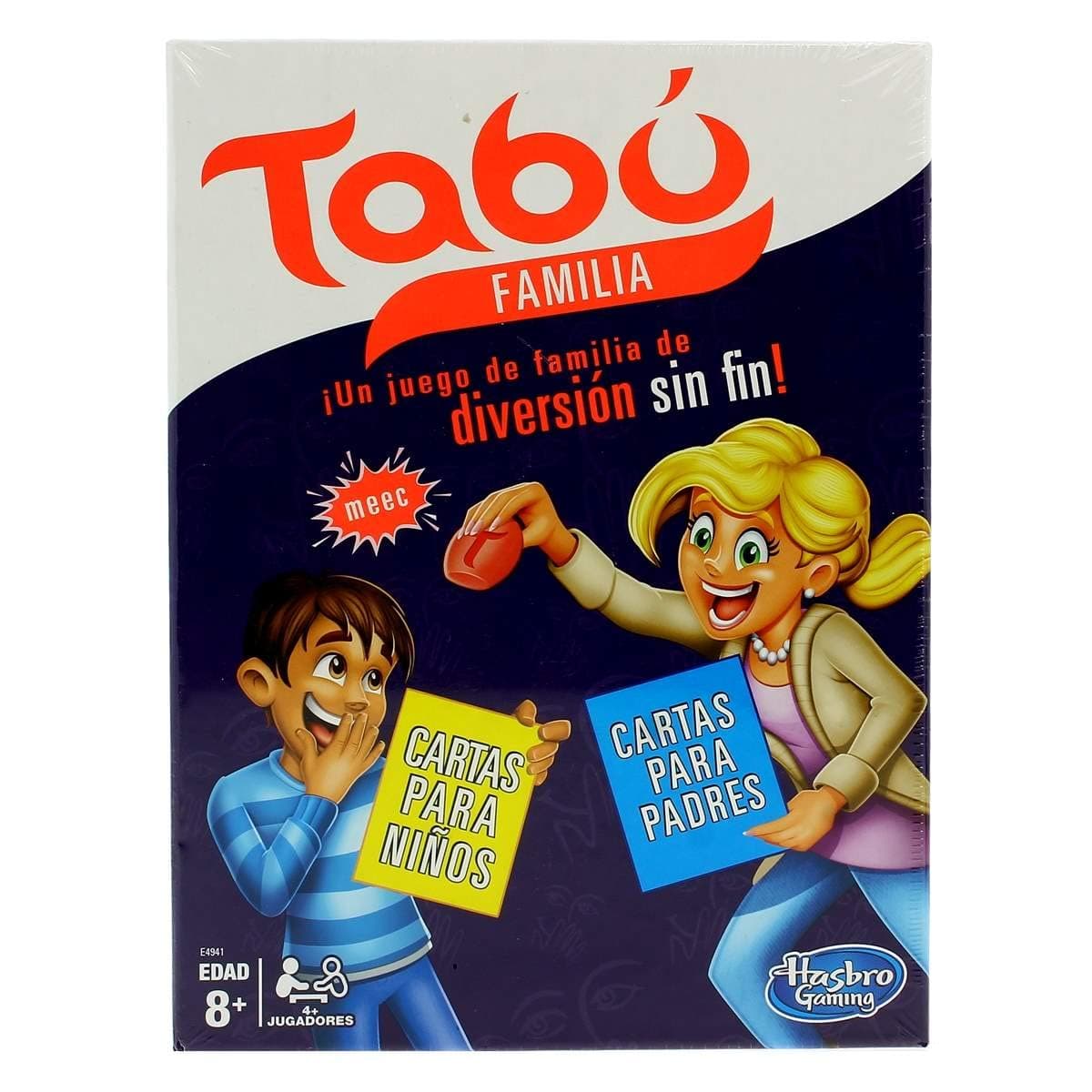 Hasbro Gaming- Taboo Familia Juego de Mesa, Multicolor (E4941105)