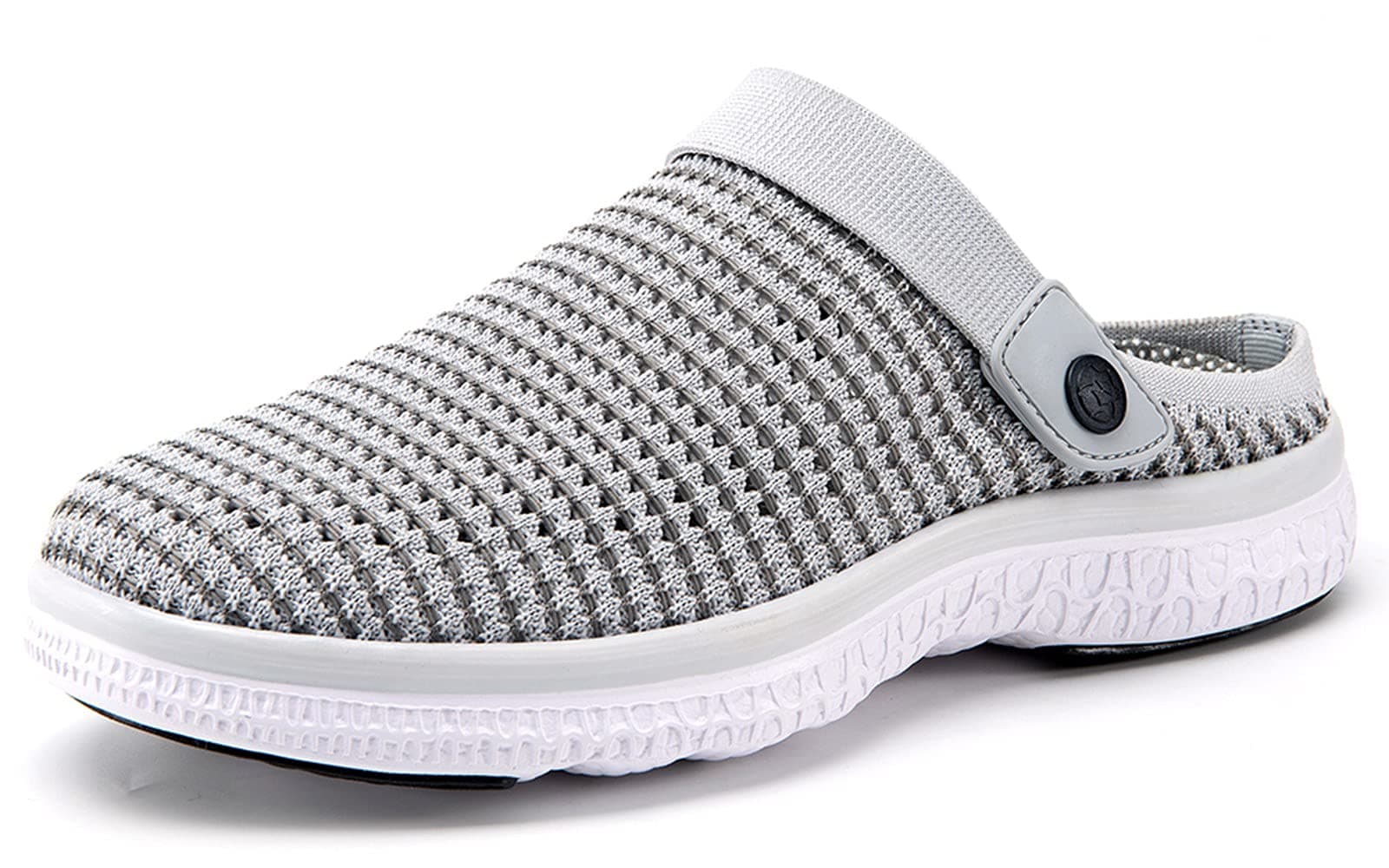 Zoccoli Sabot Uomo Donna Spiaggia Giardino Pantofole Maglia Traspirante Clogs Scarpe da Mare Estate Sandali Antiscivolo Piatto Ciabatte