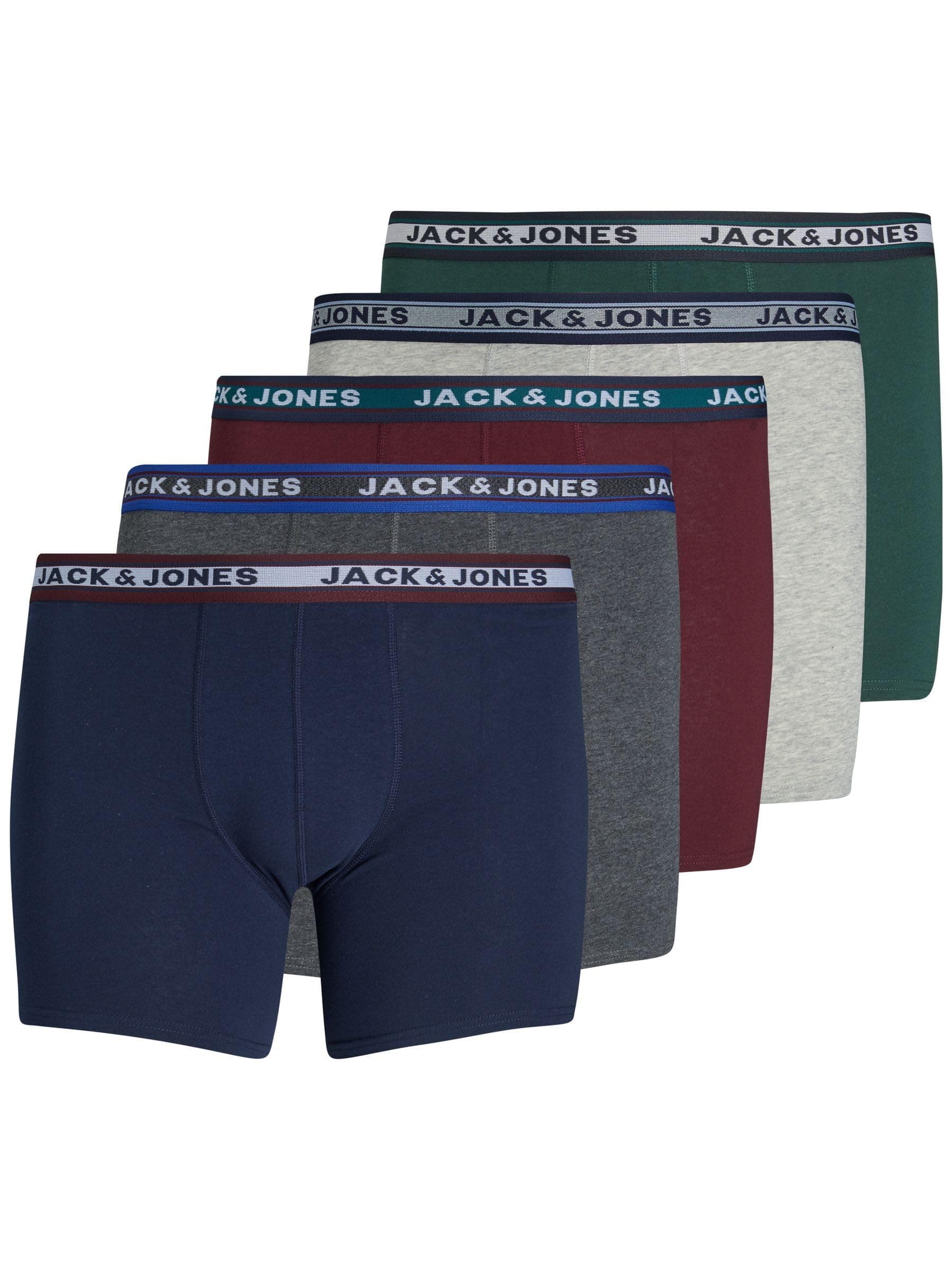 JACK & JONES Herren Boxershort JACBLACK Friday Trunks 5er Pack S M L XL