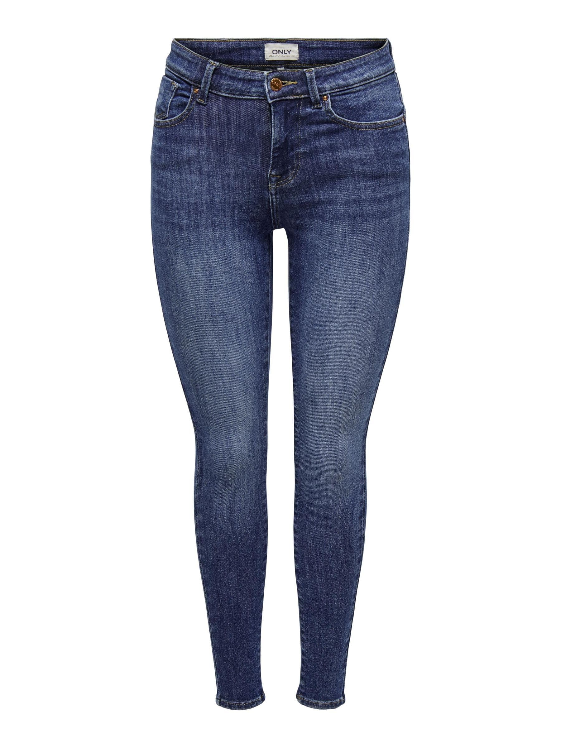 ONLY Female Skinny Jeans ONLPOWER Mittlere Taille Skinny Fit Jeans