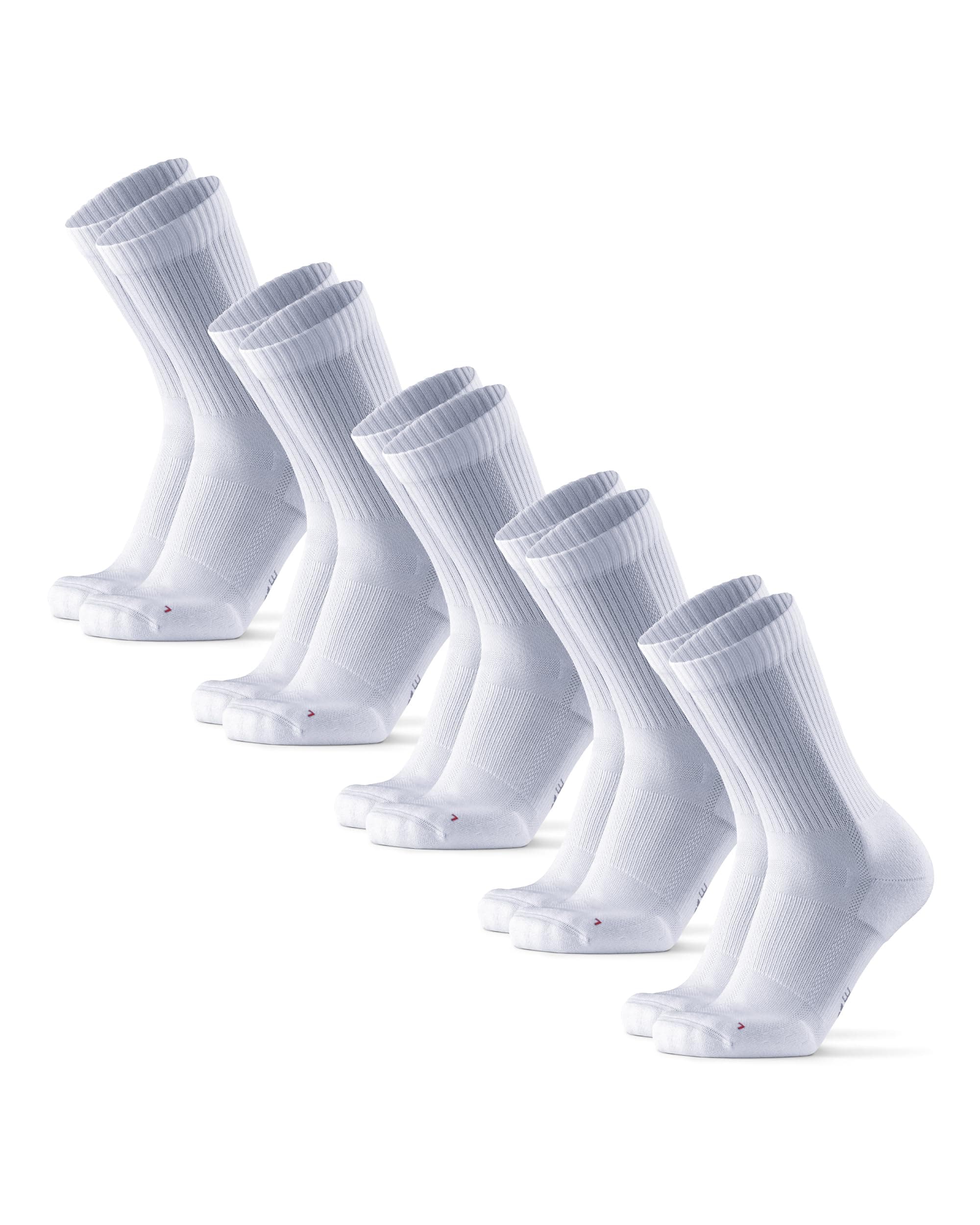 DANISH ENDURANCE Calcetines Running Altos, Anti Rozaduras, Para Correr Largas Distancias, para Hombre y Mujer, 3 o 5 Pack
